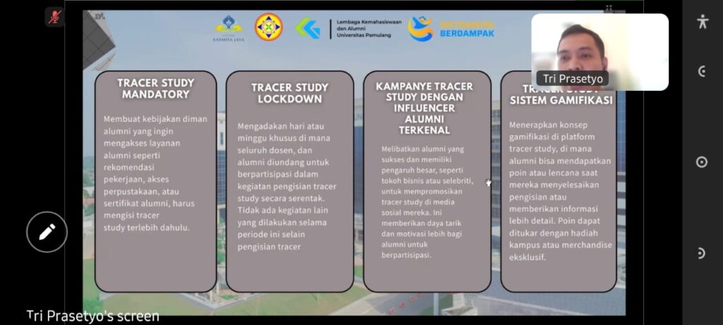 TEKNIK MESIN MENGIKUTI SOSIALISASI PELAKSANAAN DAN PERAN PRODI DALAM MENDUKUNG TRACER STUDY